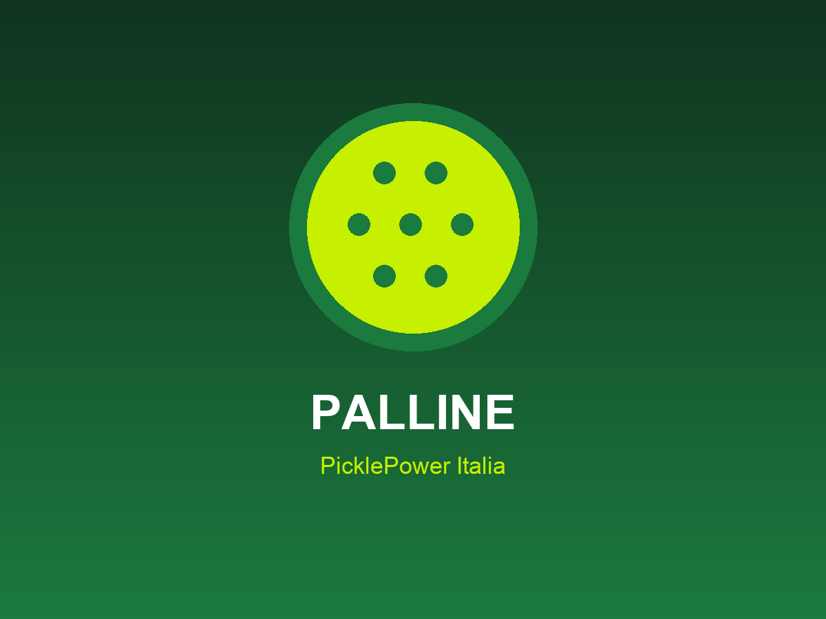 Collezione Palline Pickleball PicklePower